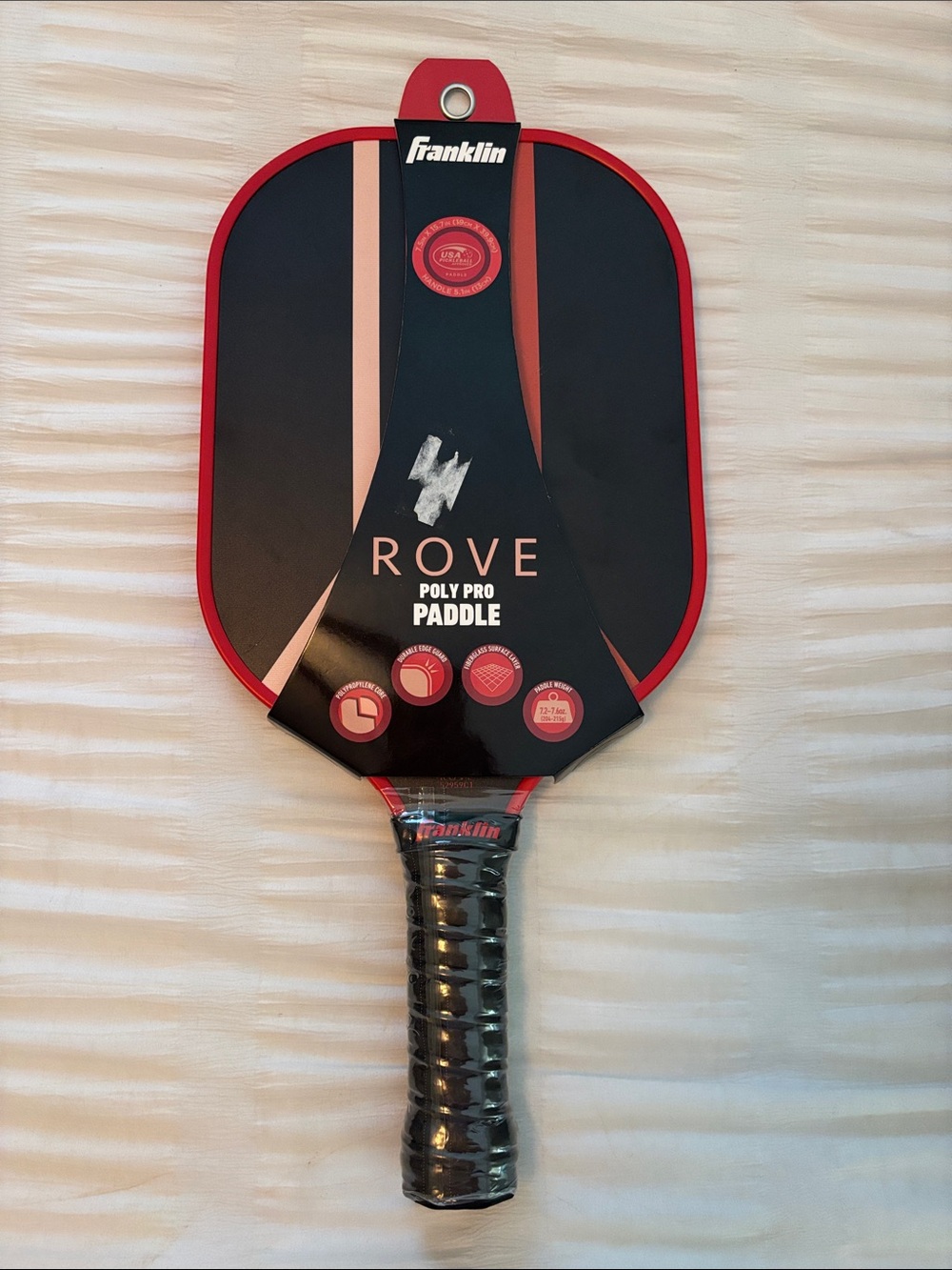 Franklin Sports 15.7" Rove Pickleball Paddle - Fiberglass Construction - NWT